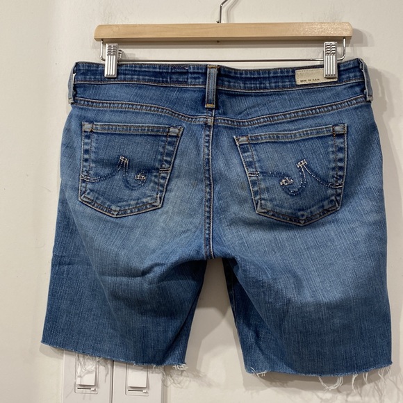 Adriano Goldshmied Stilt Cigarette Jean Shorts Navy Blue 29R - Picture 2 of 10